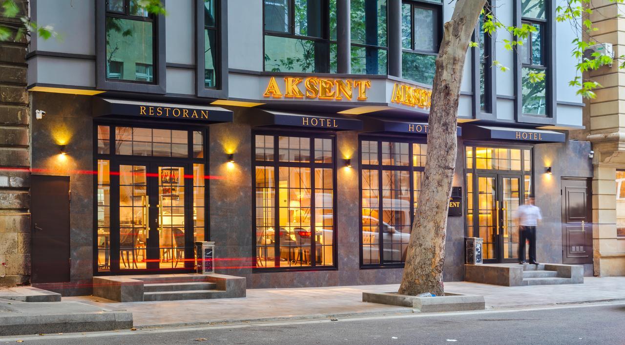 Aksent Hotel Bakú Exterior foto